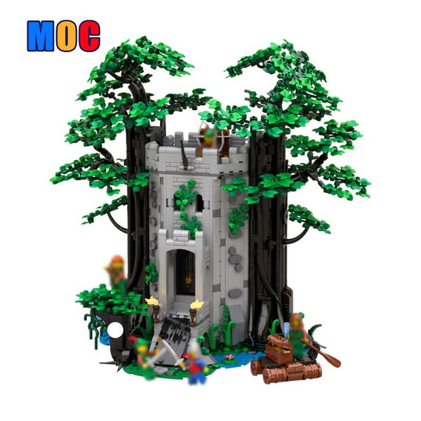 Gobricks version) 1966pcs MOC-214066 LEGO 6077 Remake Forestmen