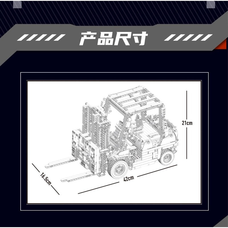 1768pcs Mouldking 13106S Custom Forklift Mk II