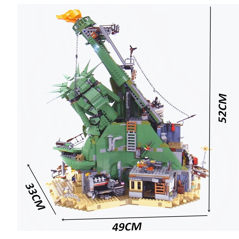 (Ship from US warehouse) 3178Pcs Welcome to APOCALYPSEBURG