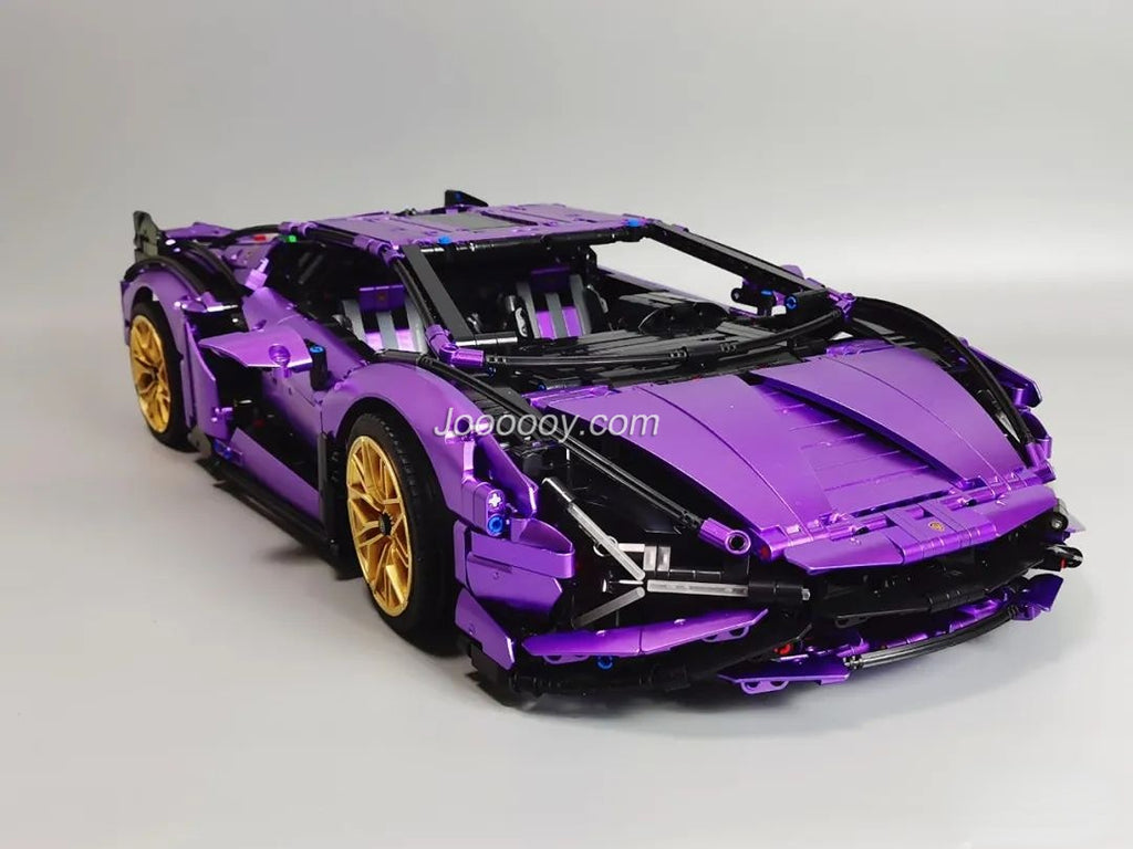 3955PCS Chrome Purple Lamborghini Sian