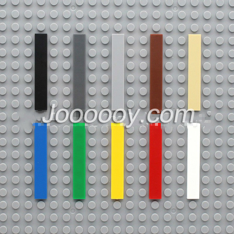 20 pcs 1*6 flat tiles MOC bricks 6636