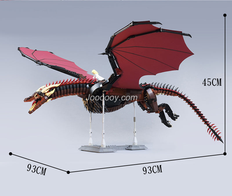 1899Pcs Red Ice Dragon Wesellion  Game of The Thrones