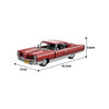 (Gobricks version) 1669 pcs MOC-159333 Pontiac Bonneville 1966 Dark Red