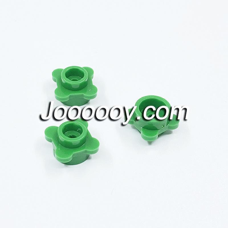 100 pcs 1*1 four-peta Flower Plant MOC bricks 33291