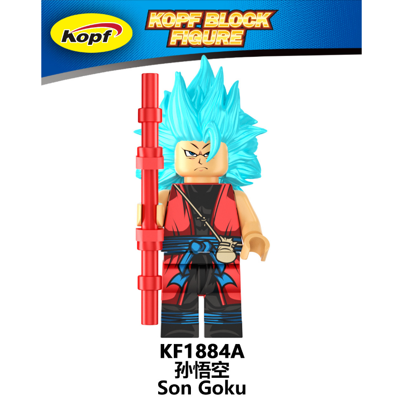 KF6181A, KF6182A Seven Dragon Ball Sun Goku Vegeta – Joy Bricks