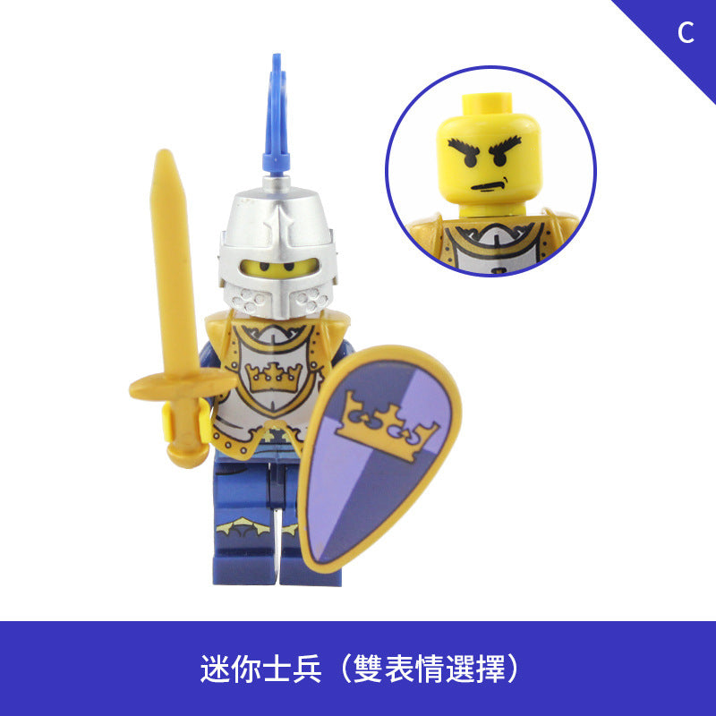 AX9803 Blue Crown Knight Series Minifigure – Joy Bricks