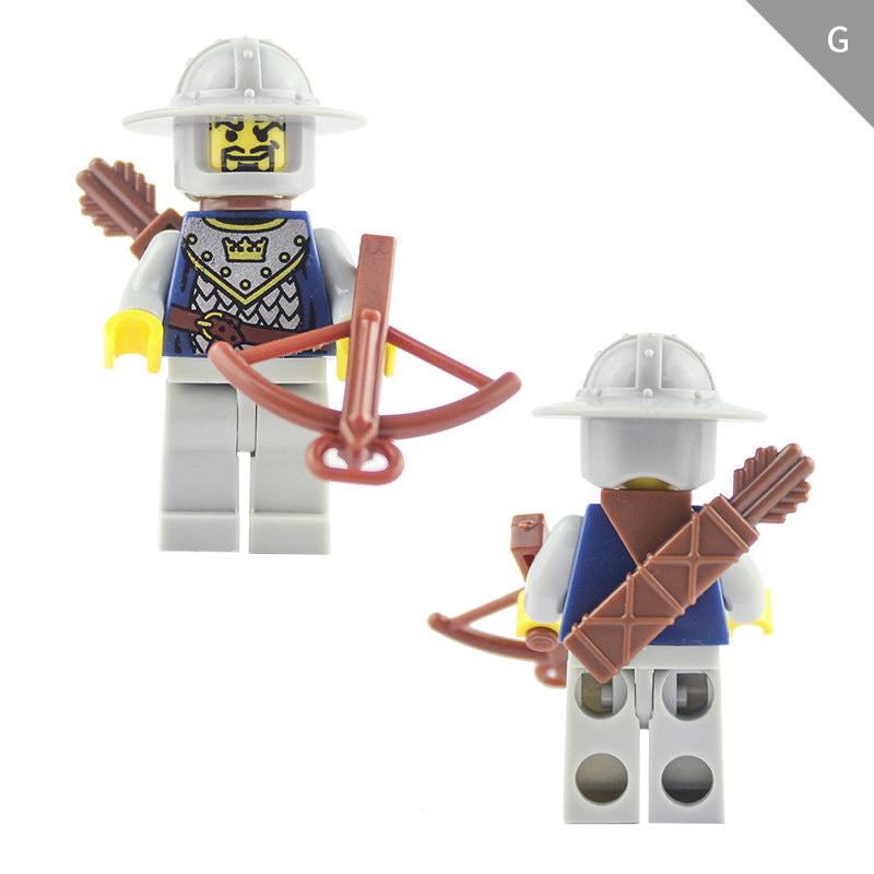 AX9810 White Crown Knight Minifigure – Joy Bricks