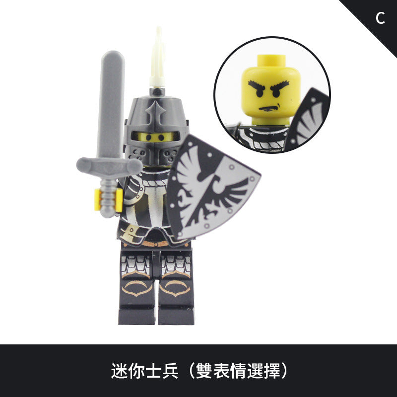 AX9808 shadow knight medieval rome minifigures