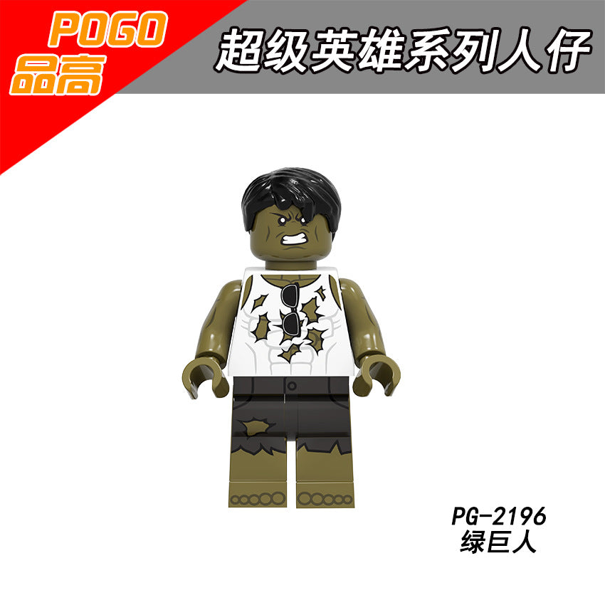 PG8271 Superhero Series Loki Iron Man Hulk Deadpool Minifigures