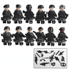Military Minifigures Special Police Quipment Arsenal Accessories