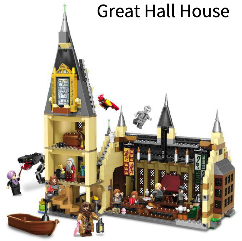 878pcs Great Hall House & 753pcs The Whomping Willow Harry Potter