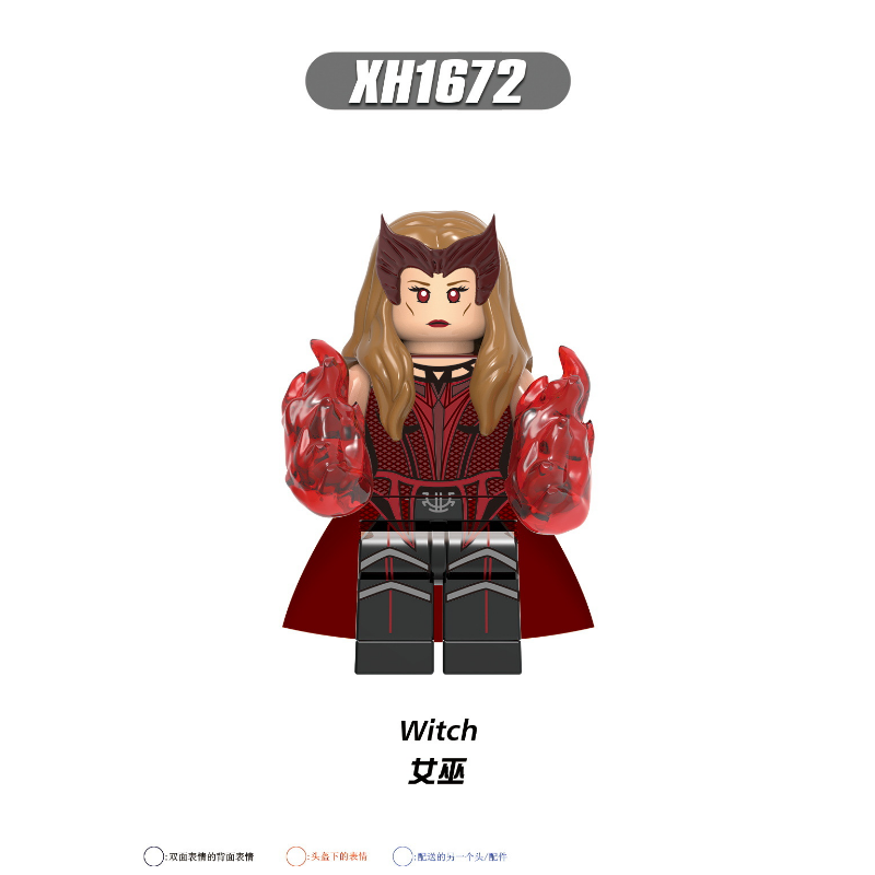 X0309 superhero series avengers billy wanda tommy minifigures