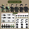 Military Minifigures Special Police Quipment Arsenal Accessories