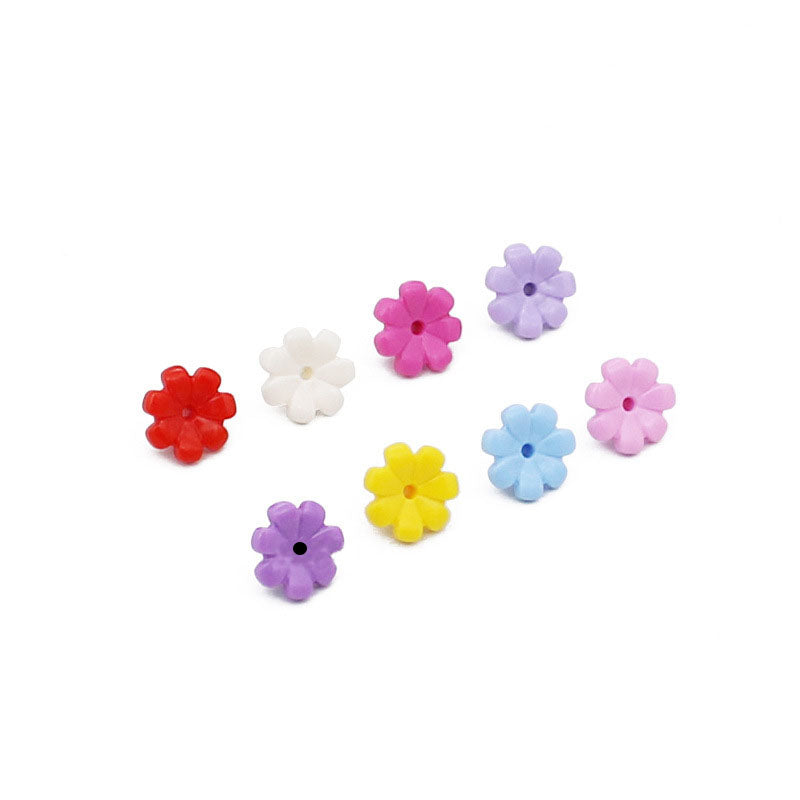 100 pcs 1*1 Seven-peta Flower Plant MOC bricks 95831
