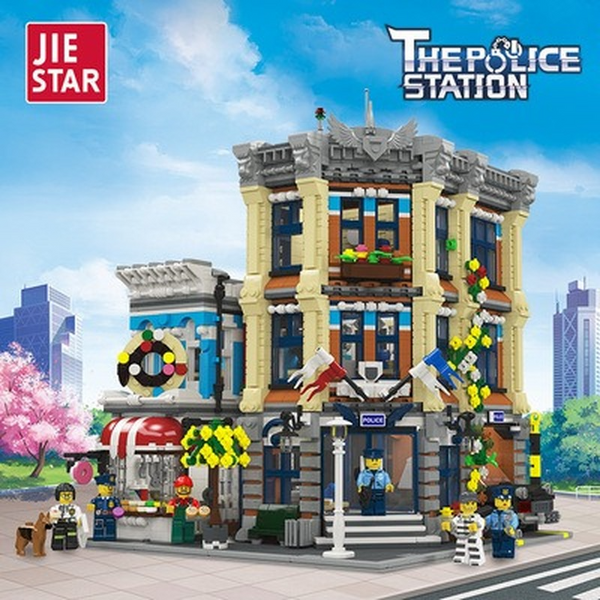 特撮 PARTS Flashing Frenzy Set EBP-FlashingFrenzy 3111PCS JIESTAR 89134 Police Station – Joy Bricks