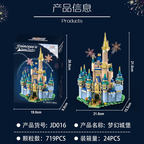 719PCS JD016 JIESTAR Mini Disney Castle – Joy Bricks