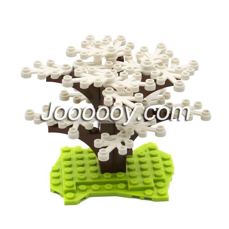 4pcs Grassland MOC bricks
