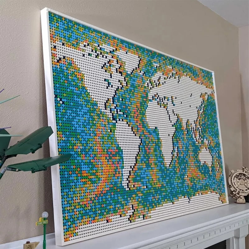 (Ship from US warehouse) 11695PCS World Map