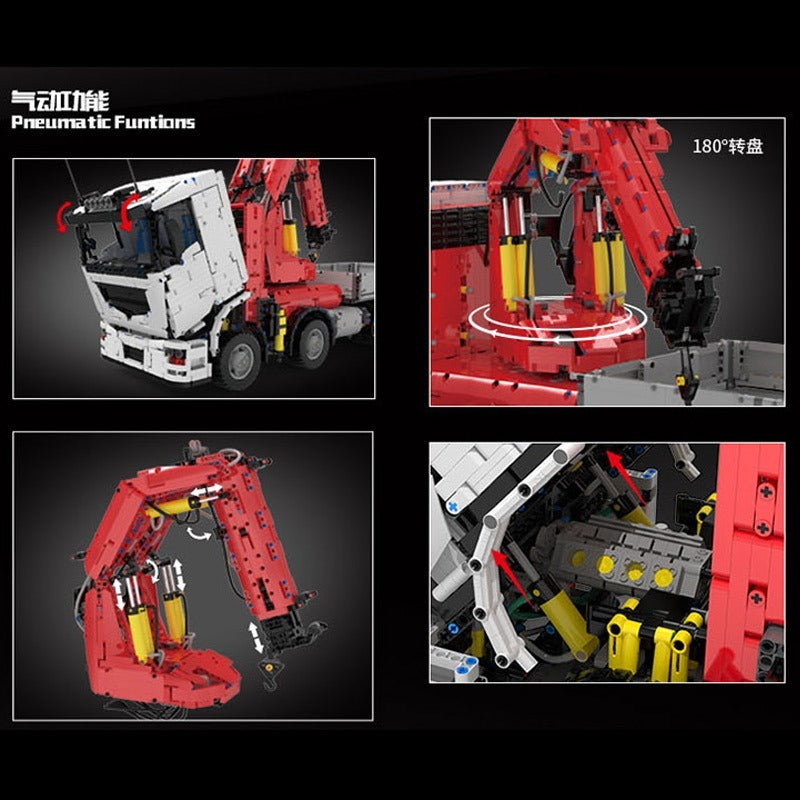 8238PCS MOULDKING 19002 Pneumatic Crane Truck