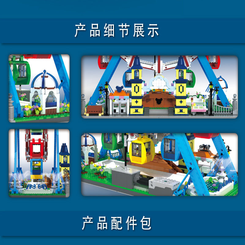 3836PCS MOULDKING 11006 Ferris Wheel with motor