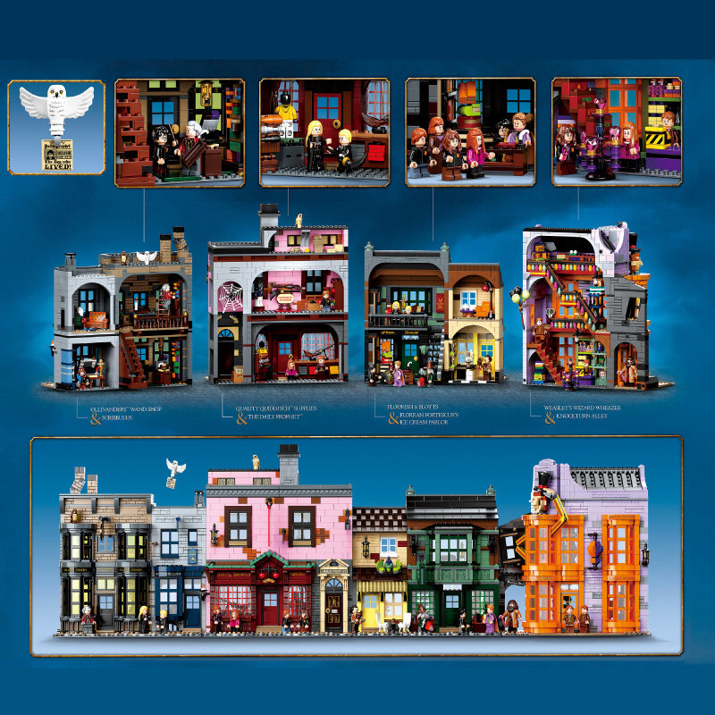 (Ship from European warehouse)  5544PCS  Harry Potter:Diagon Alley 75978