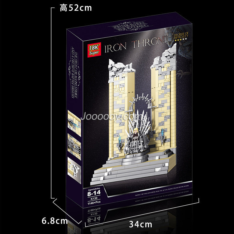 1146PCS k130 Iron Throne