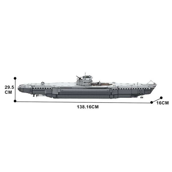 MOC-71578 Type VIIB U-boat – Joy Bricks