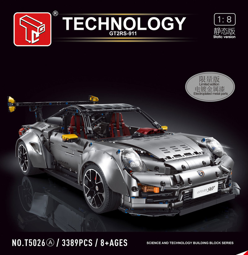 3389PCS TGL T5026 Porsche 911 GT2 RS – Joy Bricks