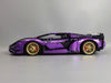 3955PCS Chrome Purple Lamborghini Sian