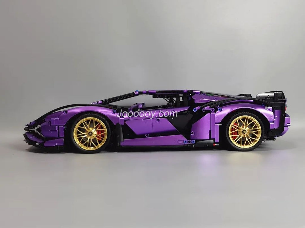 3955PCS Chrome Purple Lamborghini Sian