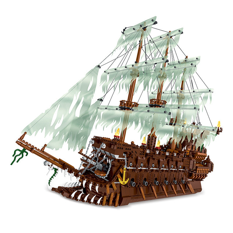 3652PCS  XMORK 031013 Flying Dutchman Caribbean Pirates Ship