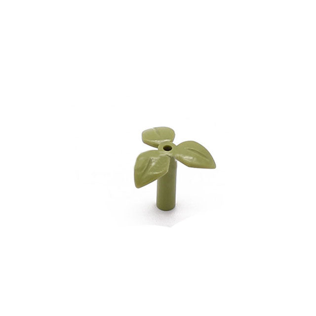 20pcs Carrot Leaves Plant Stem With 3 Leaves MOC Bricks 37695
