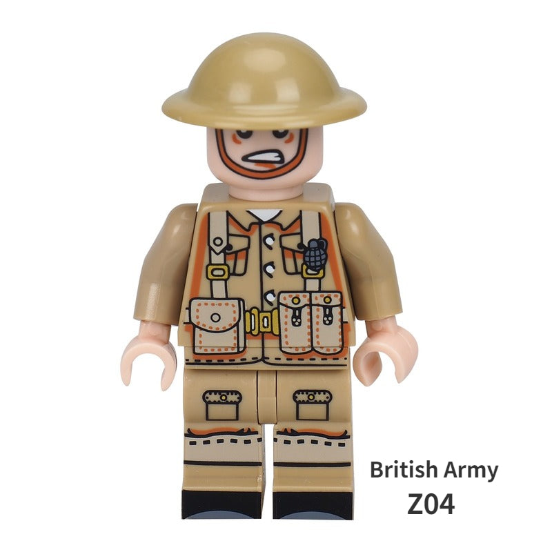 Z03-Z08 Military minifigures – Joy Bricks