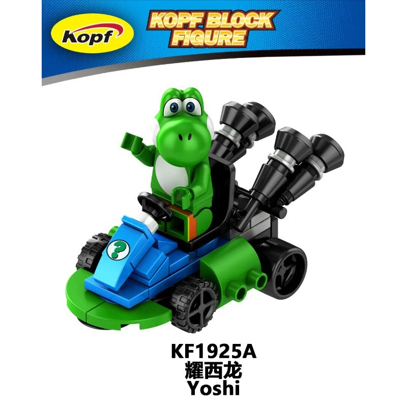 KF6186A Yoshi Luigi Mario Minifigures - KF1925A