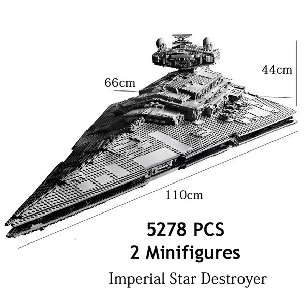 4784 PCS 81098 Star Wars Imperial Star Destroyer Compatible 75252