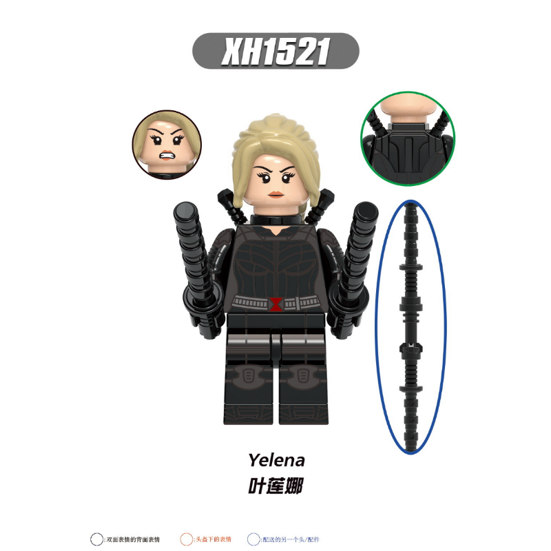 Black widow minifigure hot sale