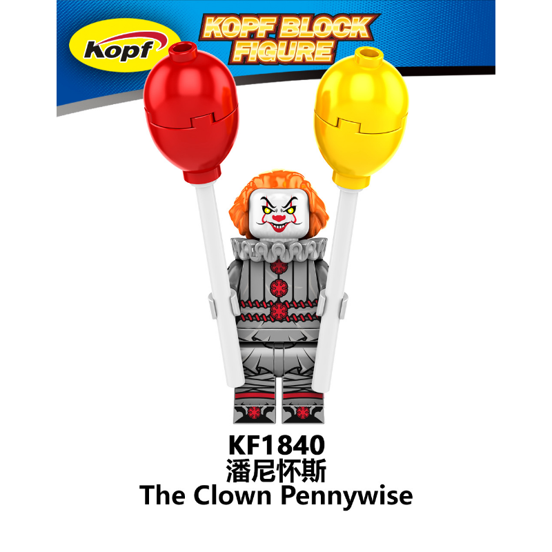 KF6176 Halloween Billy the Clown Sally Jack Walson Minifigures