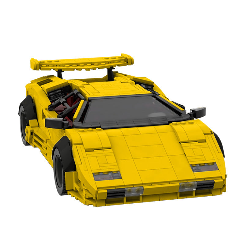 LEGO MOC Lamborghini Countach LP5000S QV (redesigned) by Rastacoco