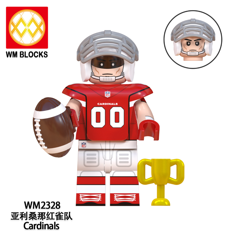 WM6136 Rugby Series Los Angeles Flash Panthers Minifigures – Joy