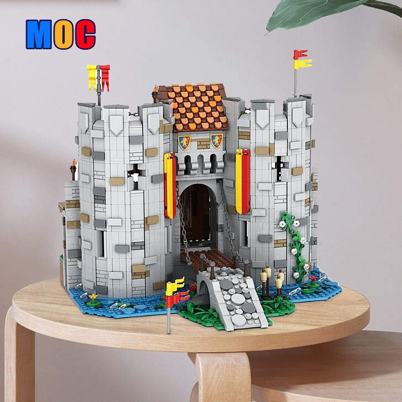 (Gobricks version)  2680 pcs MOC-157507 The gate of Bricktenstein castle