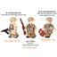 WWII Soldier Military Weapon Minifigures