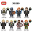 X0289 superhero series black widow iron lady minifigures