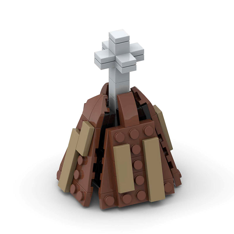 1124PCS   MOC-63955 Village Churchby McGreedy