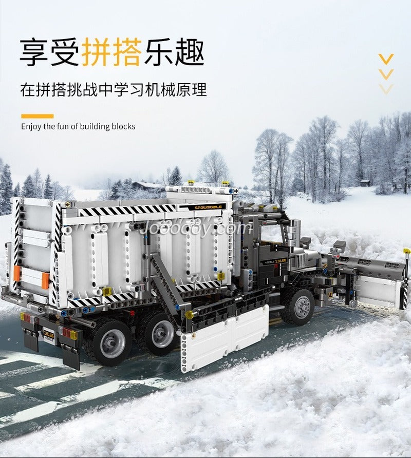 1637pcs MOULDKING 13166 Snow Pusher