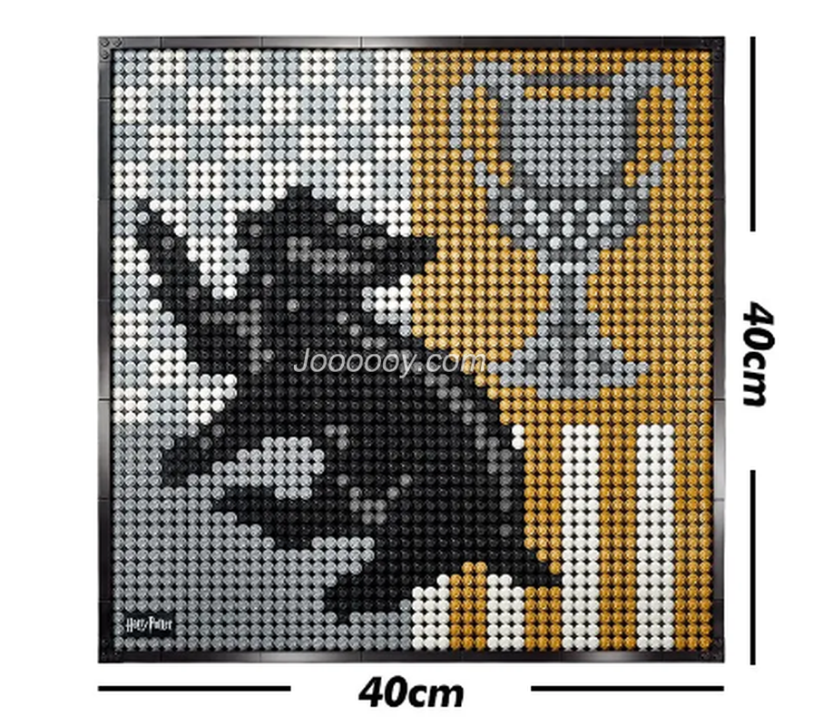 4249PCS 8902 Harry Potter Hogwarts Crests