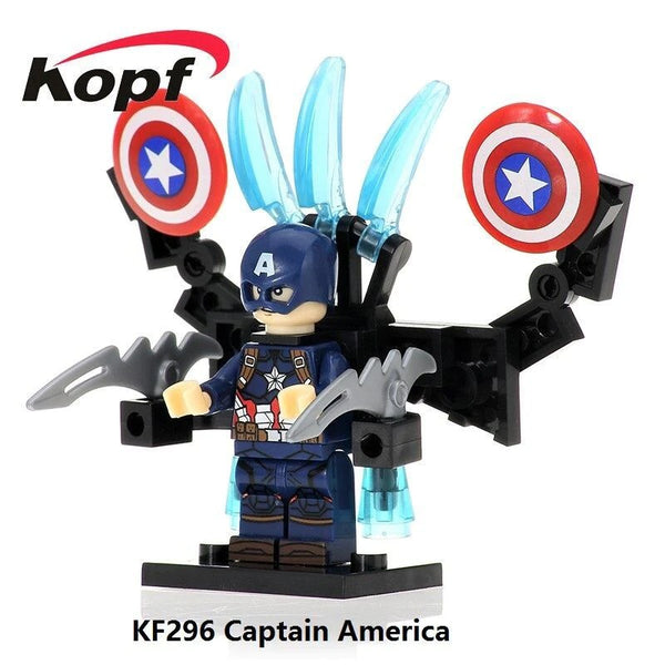 KF296 Superhero Series Captain America Minifigures – Joy Bricks