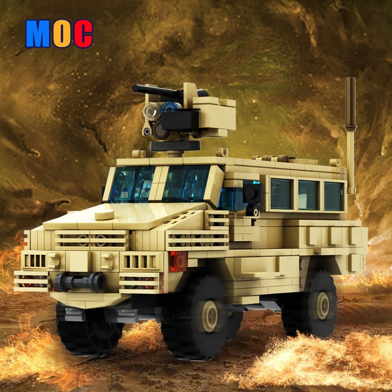 (Gobricks version)  478 pcs MOC-131385 RG-31 Mk.5E Cat.1 MRAP