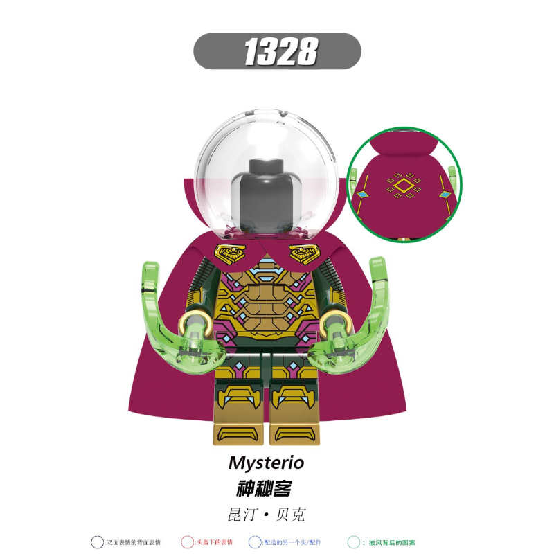 X0266 Superhero Series Spider-Man Aquaman Minifigures – Joy