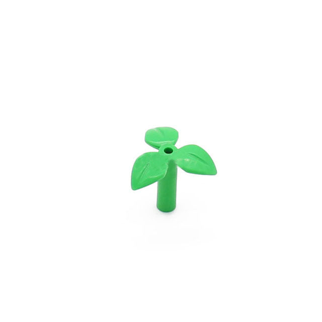 20pcs Carrot Leaves Plant Stem With 3 Leaves MOC Bricks 37695