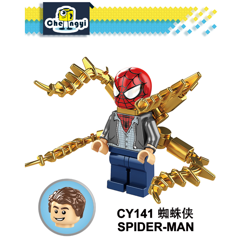 CY1018 Superhero Series Toby Venom Spider-Man Minifigures - CY141